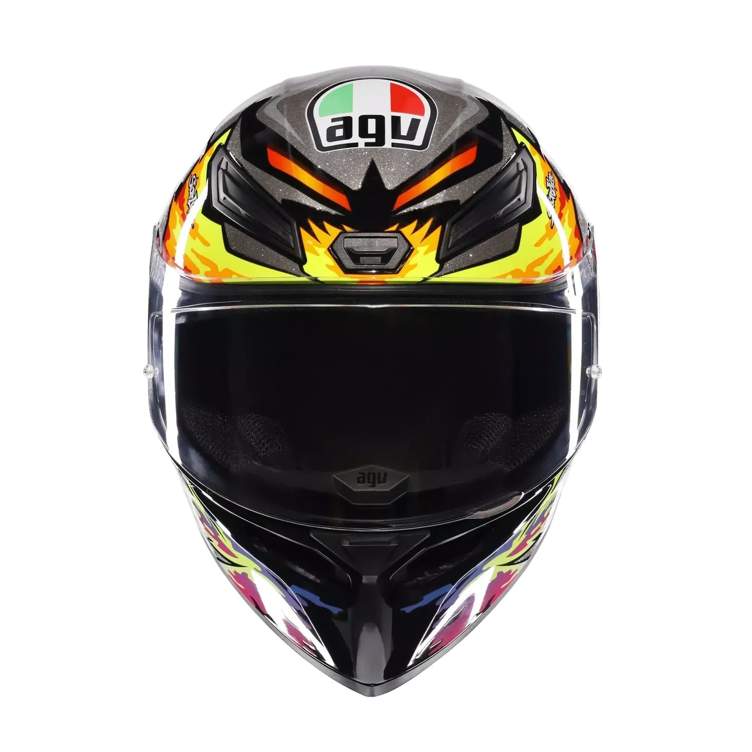 AGV K1 S Bezzecchi 2023 Helmet front view with clear visor
