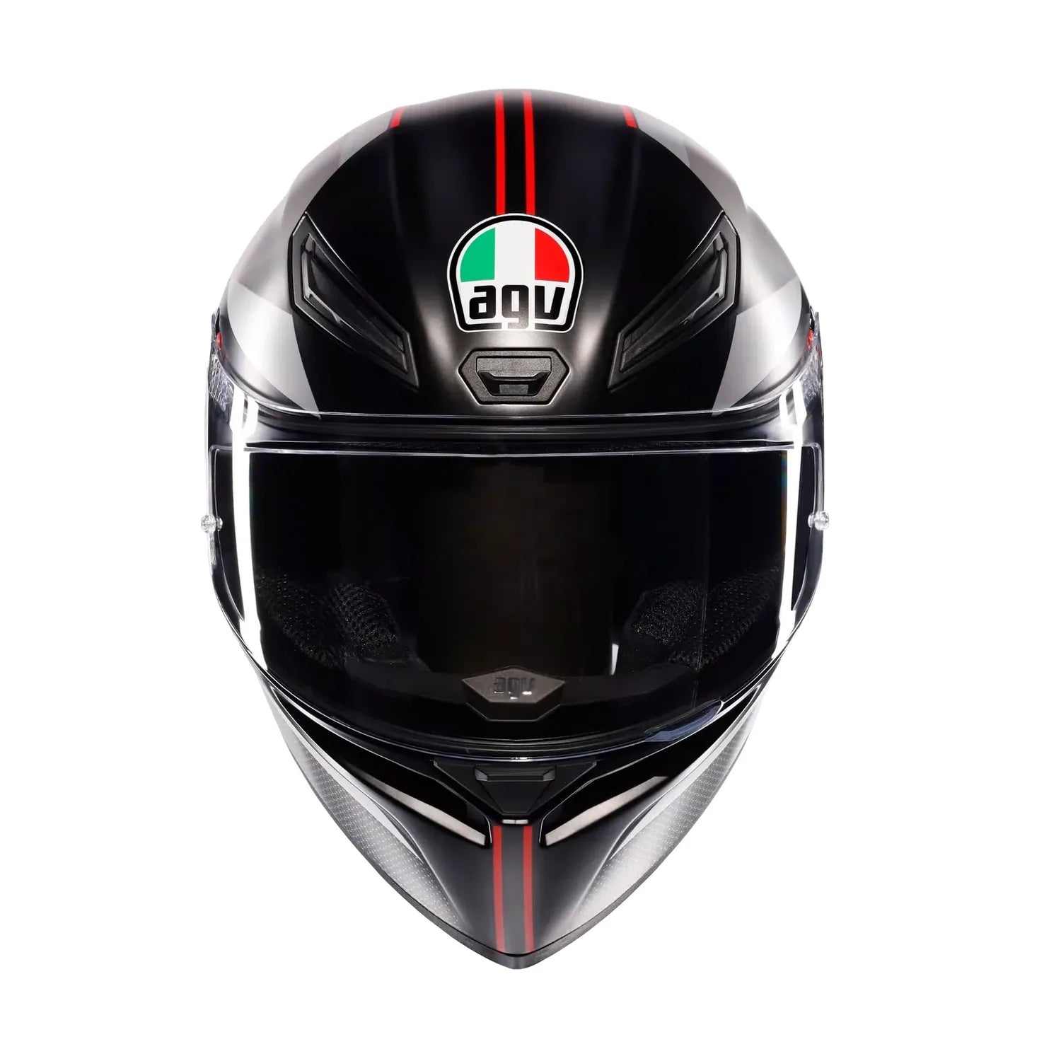 AGV K1 S Lap Helmet front view with clear visor