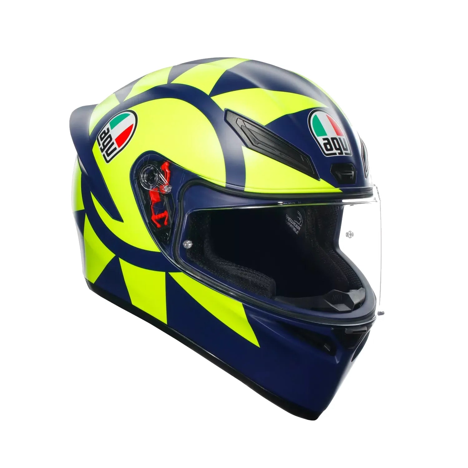 AGV K1 S Soleluna 2018 Helmet in blue, full face with clear visor