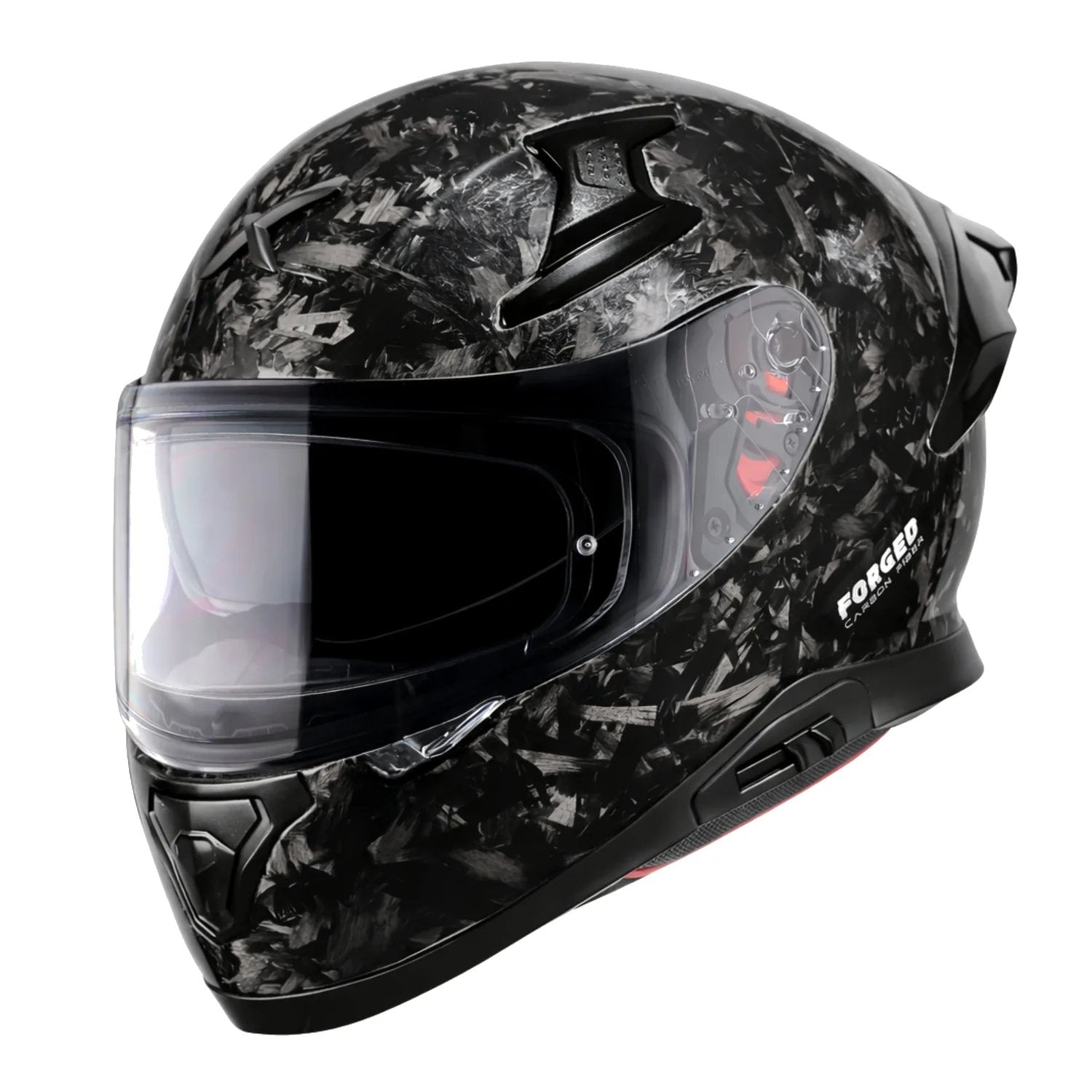 Apex Forged Carbon Helmet in gloss carbon black, view 2