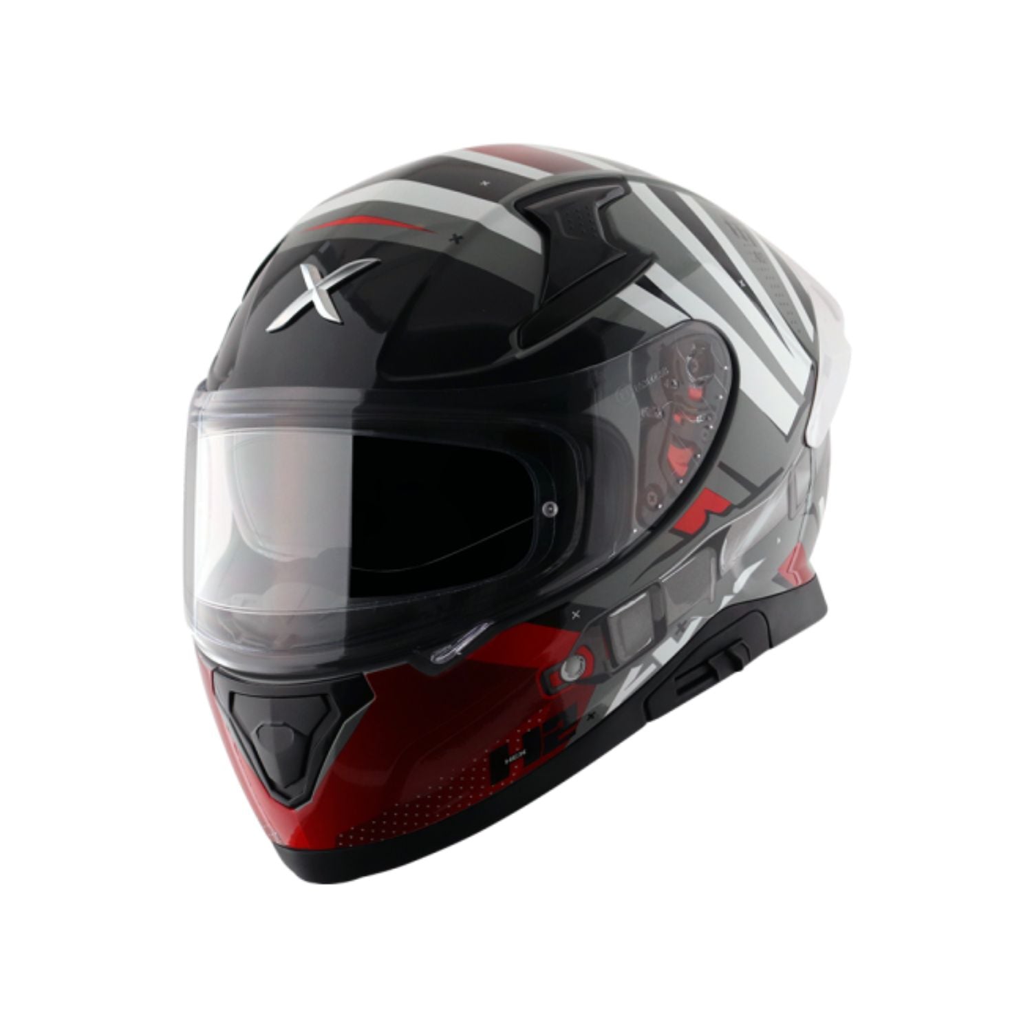 Axor Apex Hex-2 Cool Helmet (Grey Red)