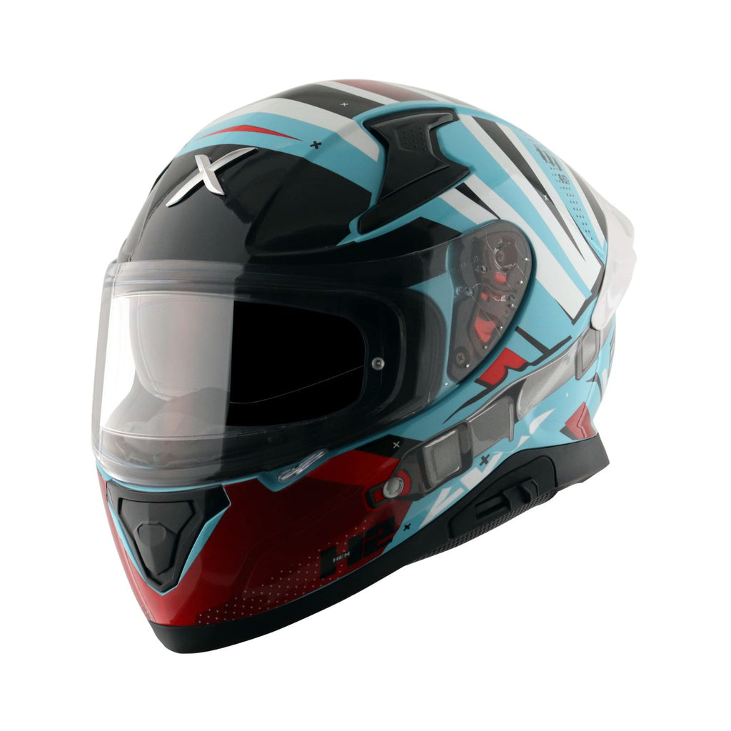 Axor Apex Hex-2 Helmet (Gloss Hex Blue Red)