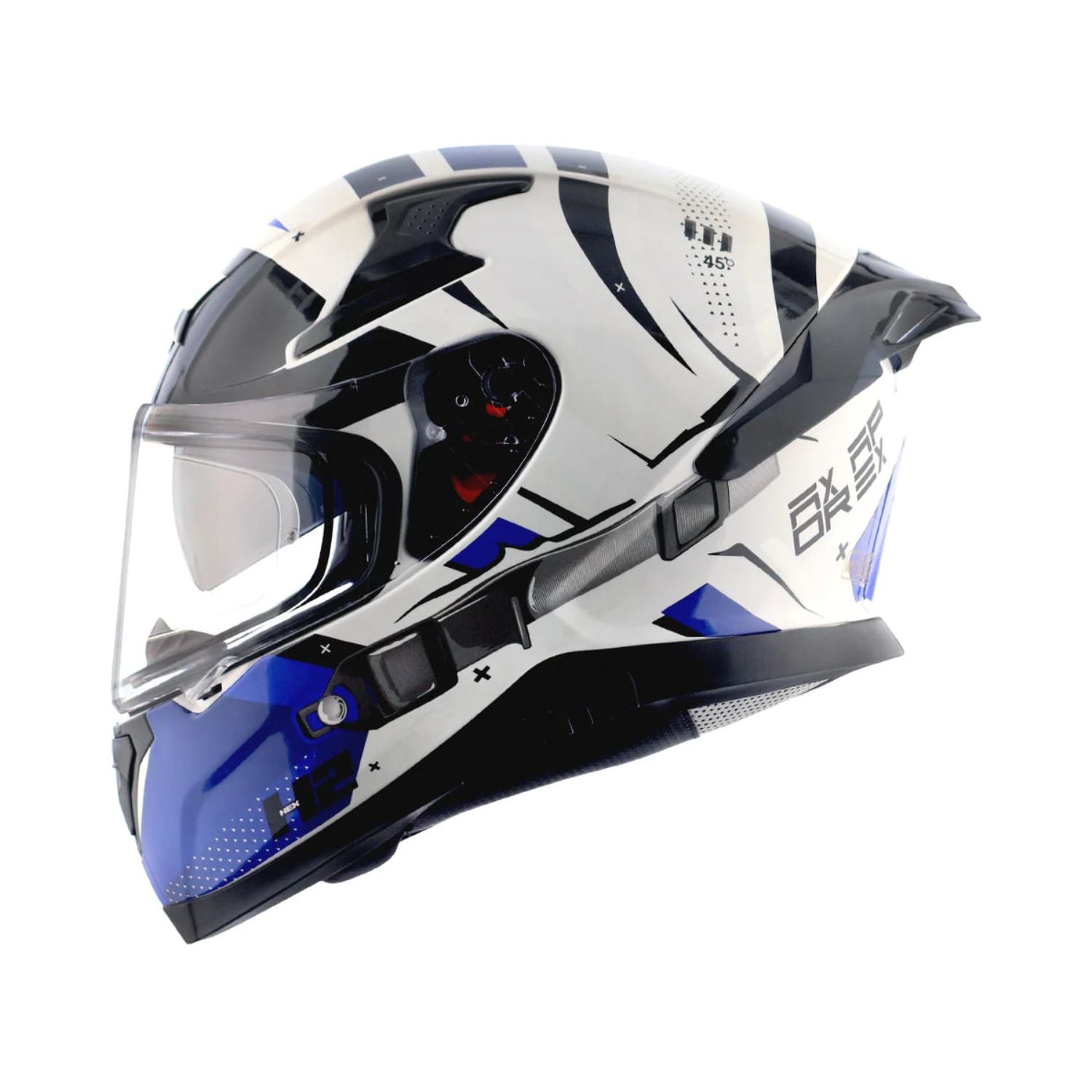 Axor Apex Hex-2 Helmet (Gloss White Blue)
