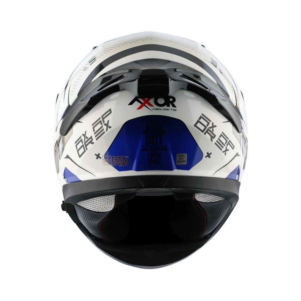 Axor Apex Hex-2 Helmet (Gloss White Blue)