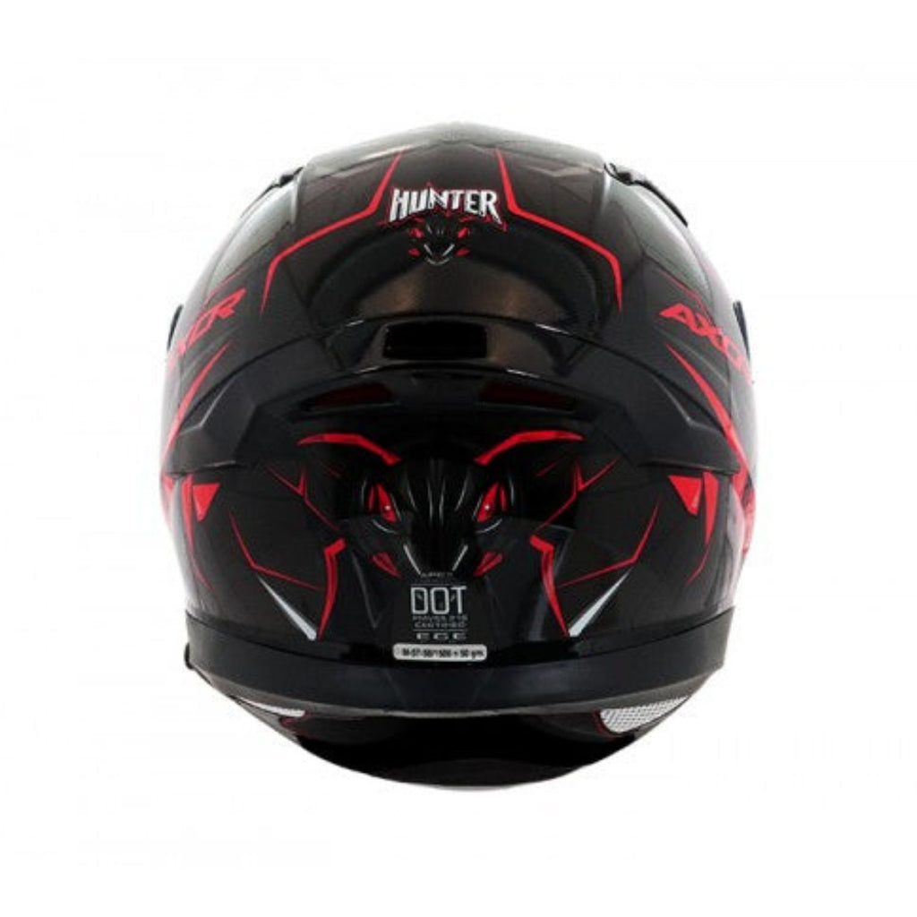 Axor Apex Hunter Gloss Helmet (Black Red)