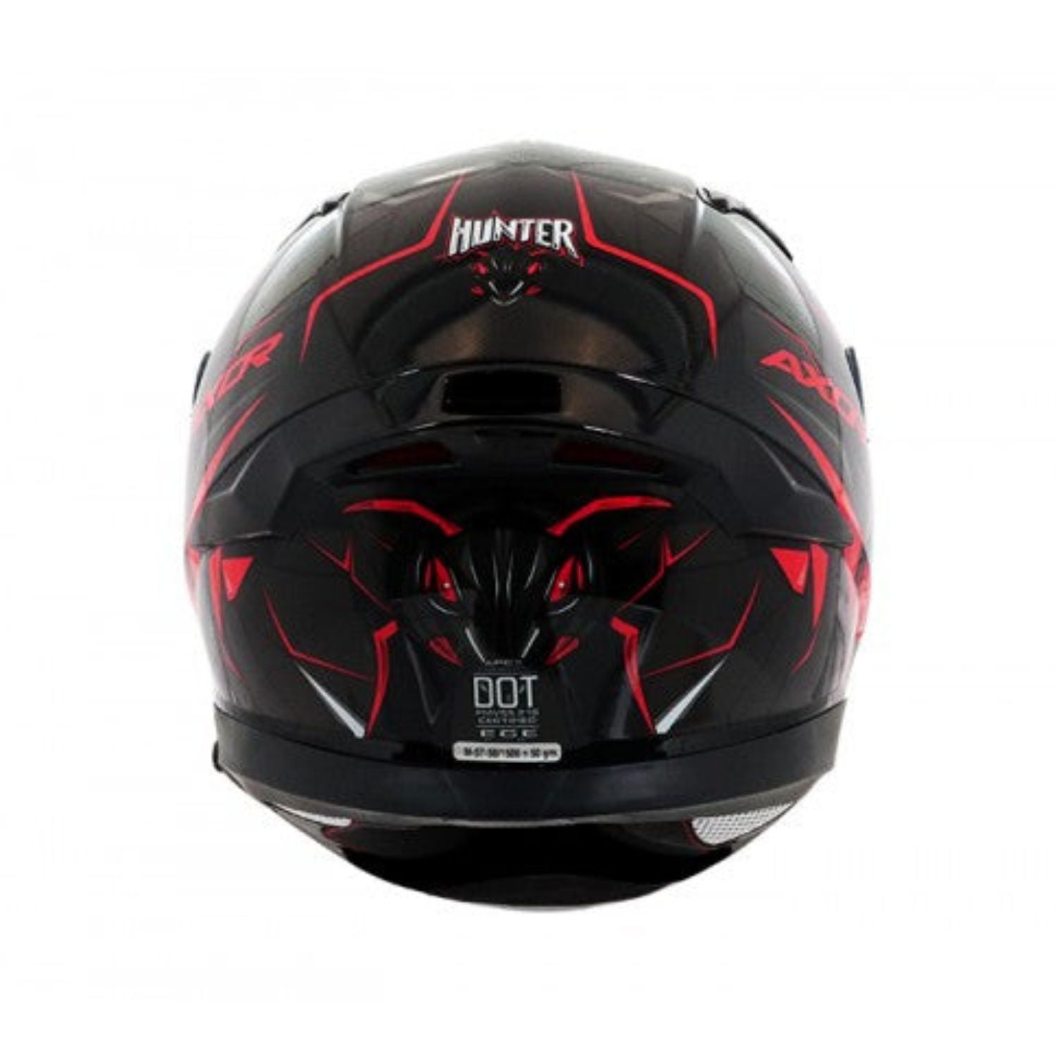 Axor Apex Hunter Gloss Helmet (Black Red)