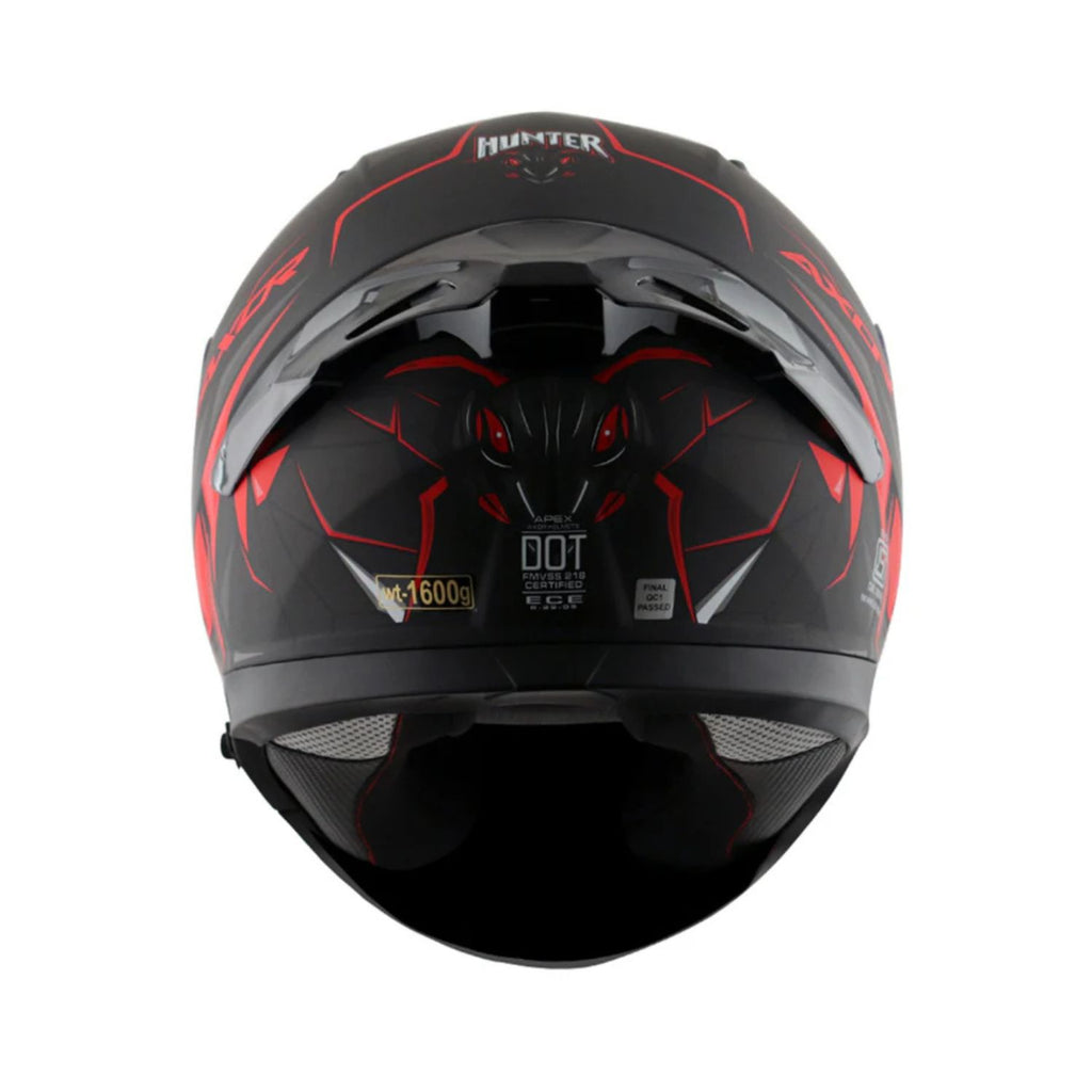 Axor Apex Hunter Helmet (Dull Black Red)