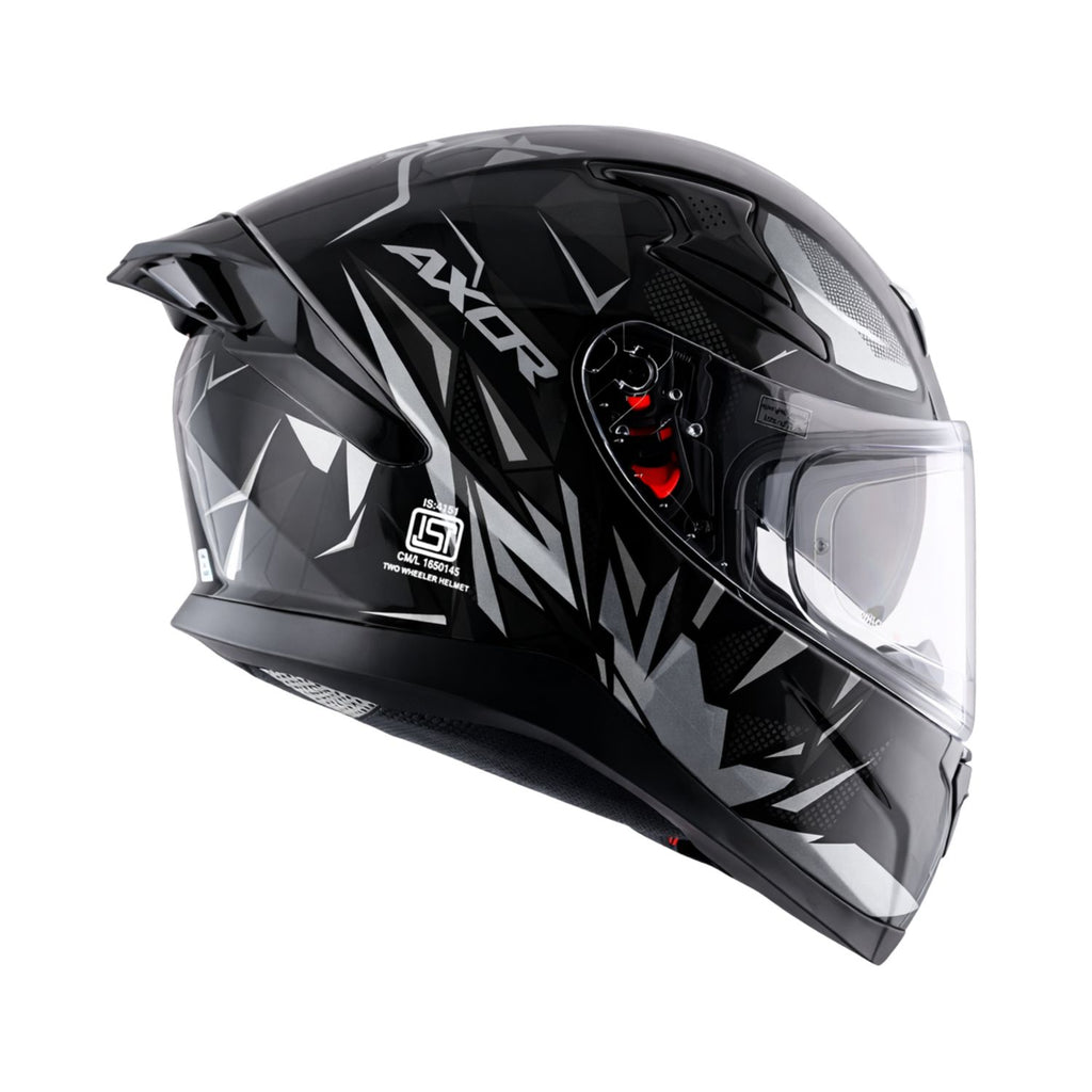 Axor Apex Hunter Helmet (Gloss Black Grey)