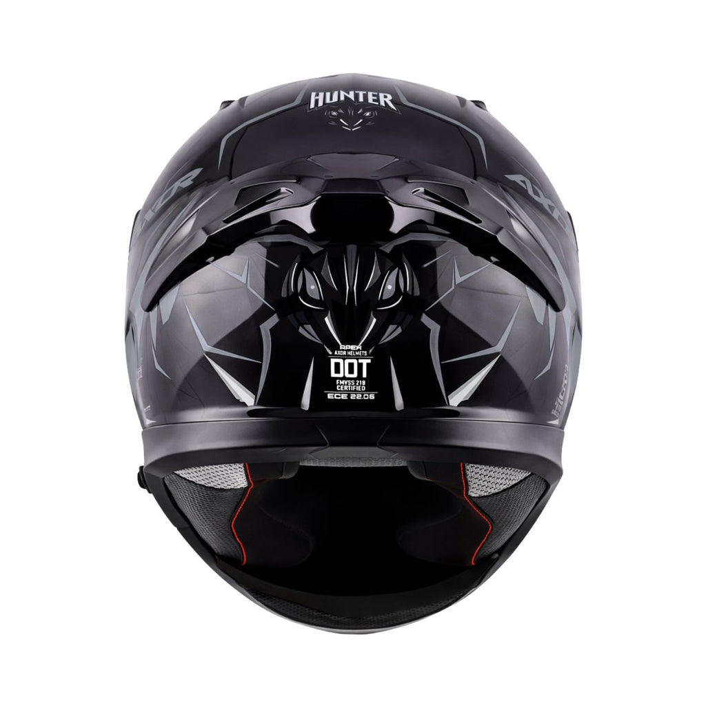 Axor Apex Hunter Helmet (Gloss Black Grey)