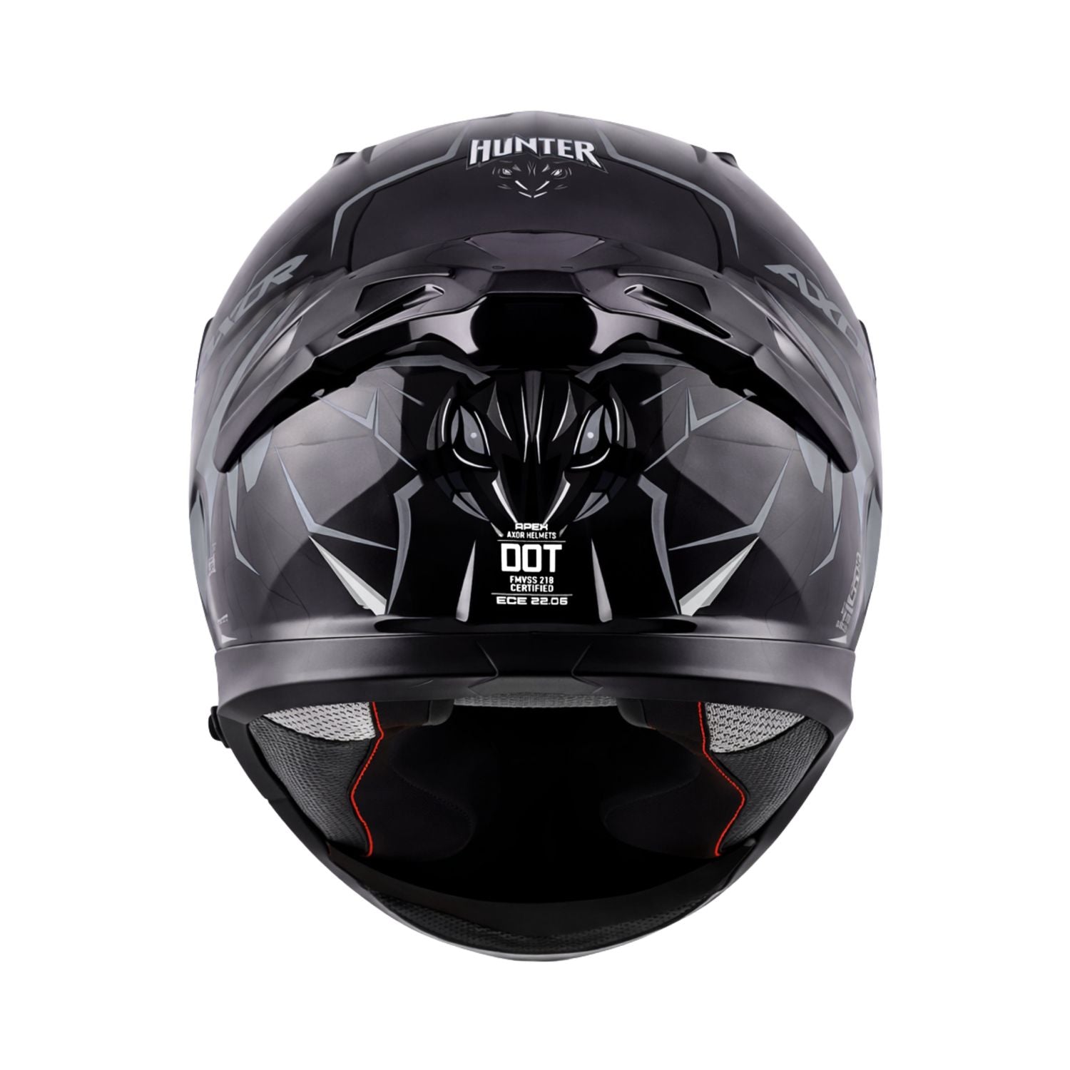 Axor Apex Hunter Helmet (Gloss Black Grey)