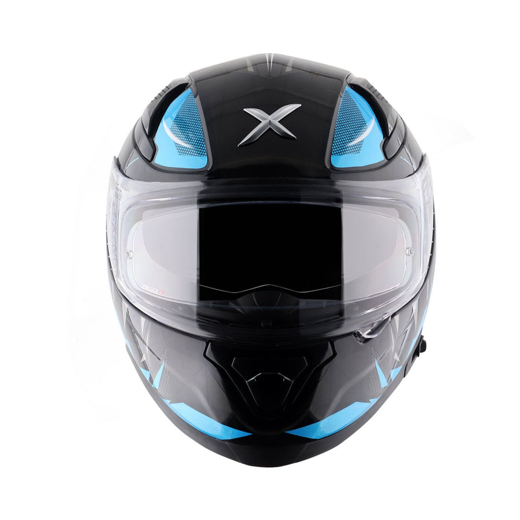Axor Apex Hunter Helmet (Gloss Black Neon Blue)