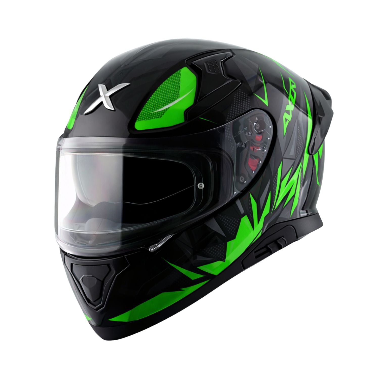 Axor Apex Hunter Helmet (Gloss Black Neon Green)