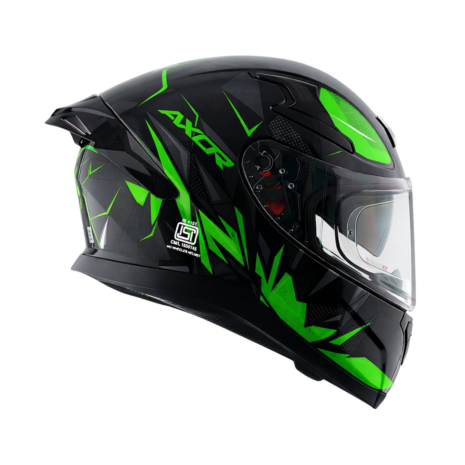 Axor Apex Hunter Helmet (Gloss Black Neon Green)