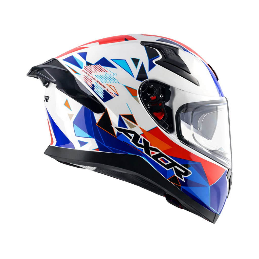 Axor Apex Prism Helmet (Gloss White Blue Red)