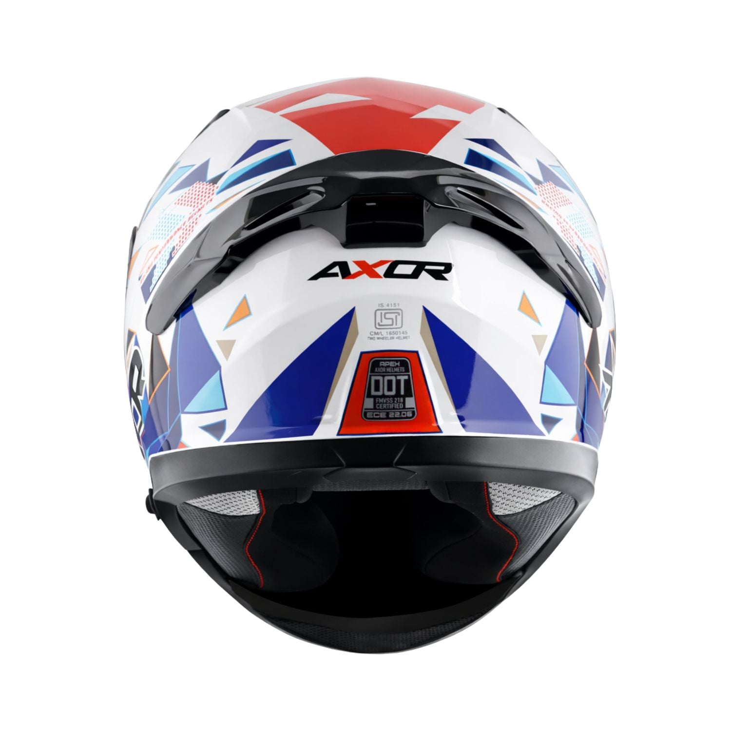 Axor Apex Prism Helmet (Gloss White Blue Red)
