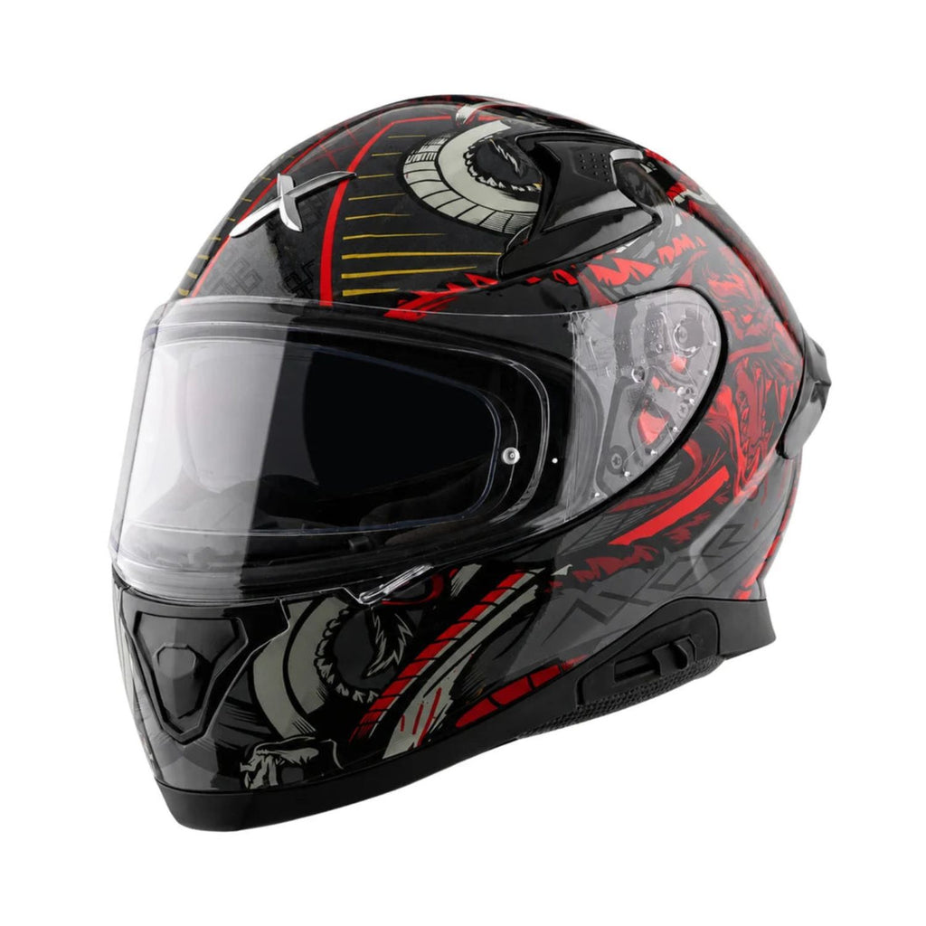 Axor Apex Scratch Helmet (Gloss Black Red)