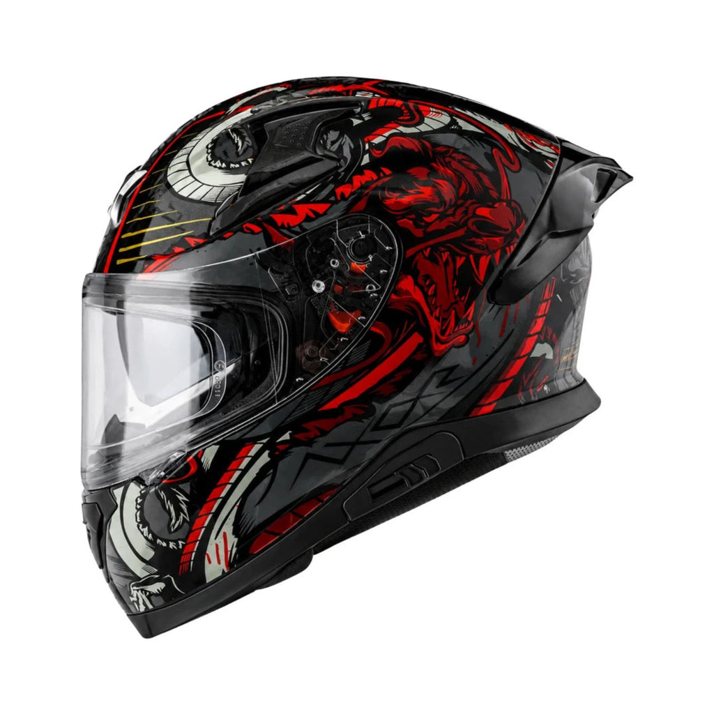 Axor Apex Scratch Helmet (Gloss Black Red)