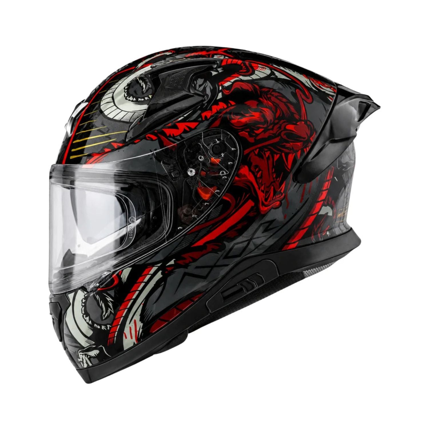 Axor Apex Scratch Helmet (Gloss Black Red)