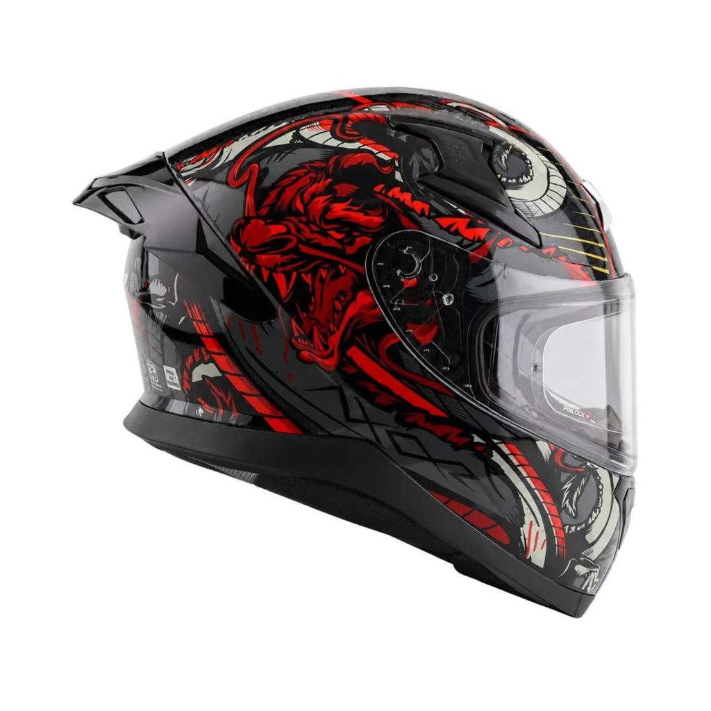 Axor Apex Scratch Helmet (Gloss Black Red)