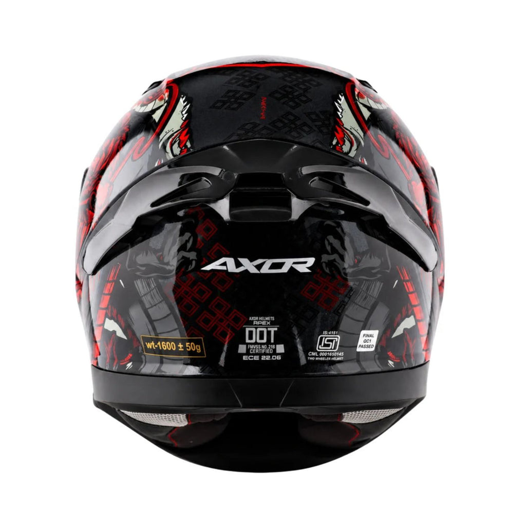 Axor Apex Scratch Helmet (Gloss Black Red)