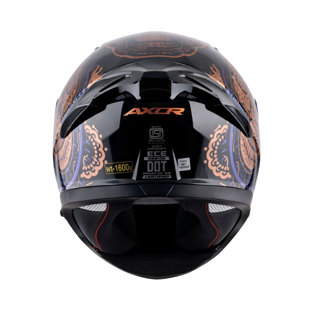 Axor Apex Trance Helmet (Gloss Black Gold)