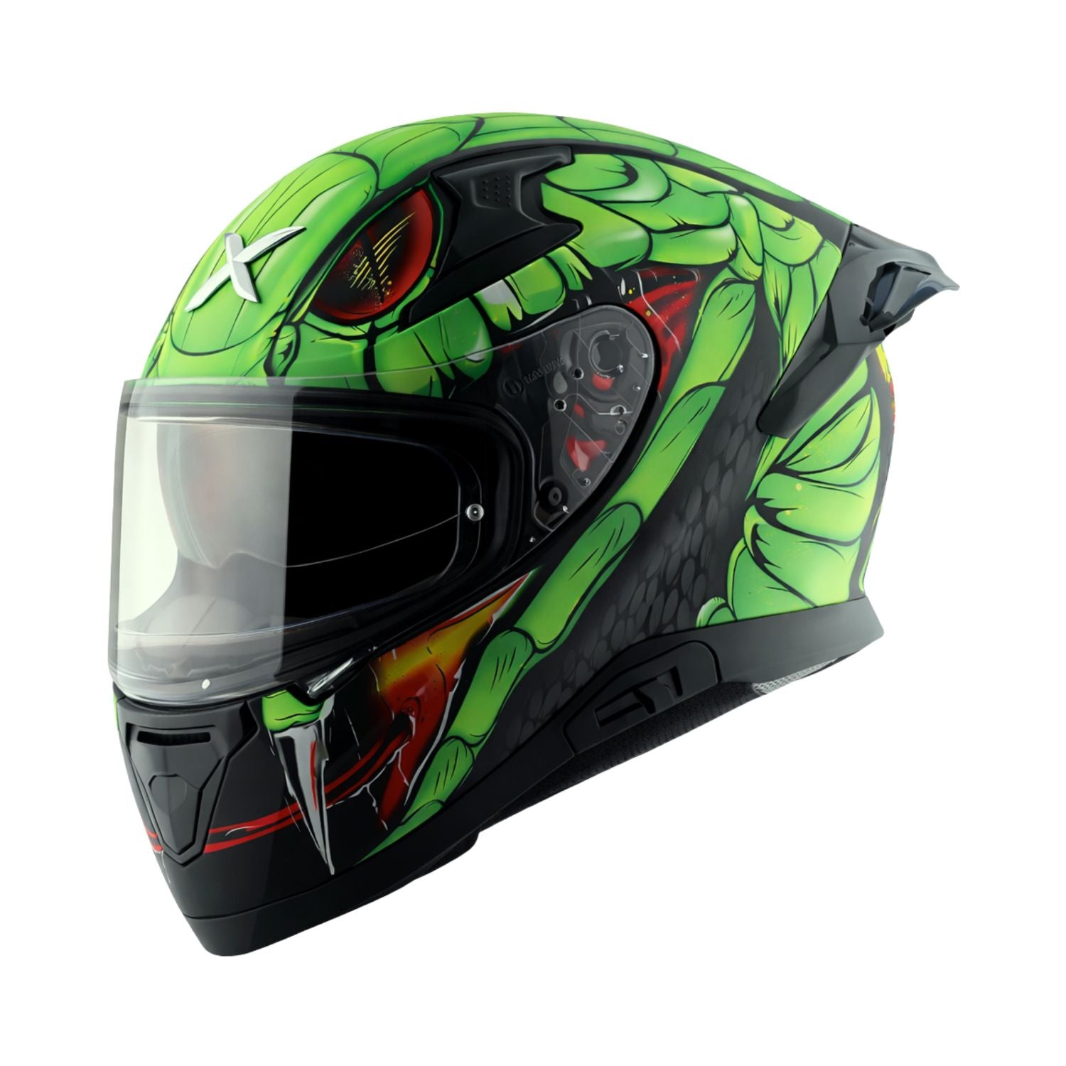 Axor Apex Venomous Helmet (Dull Black Green)