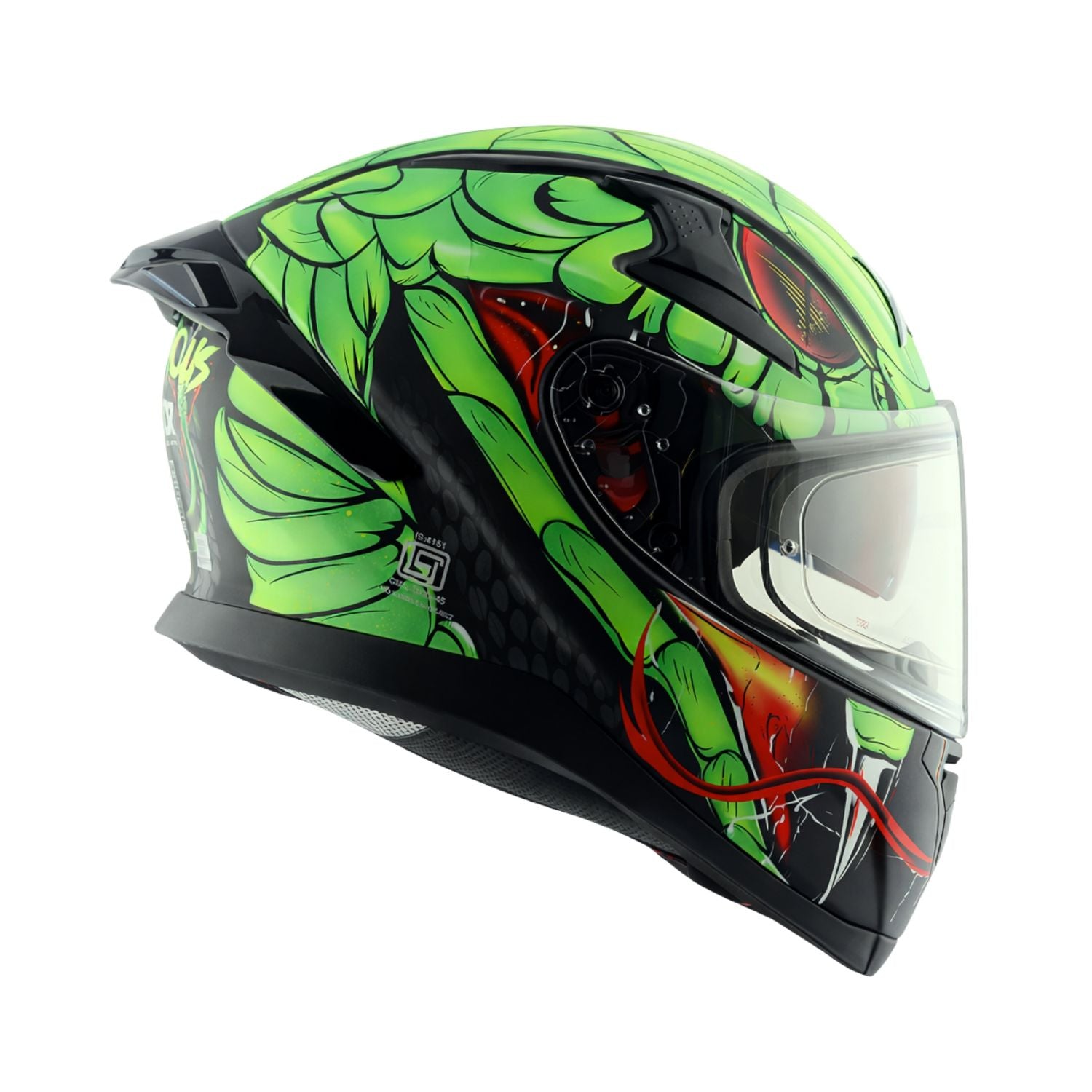 Axor Apex Venomous Helmet (Dull Black Green)