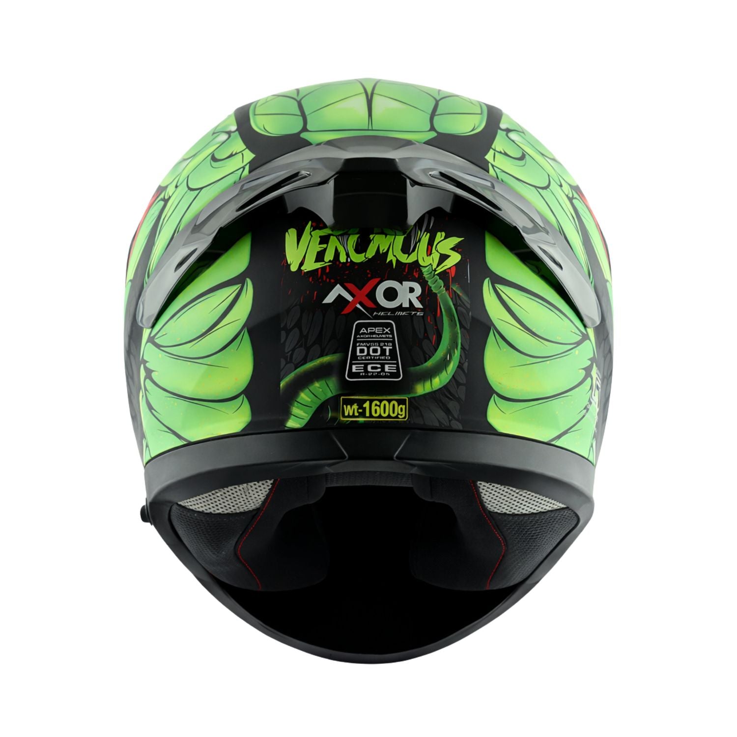 Axor Apex Venomous Helmet (Dull Black Green)