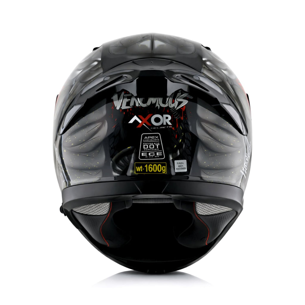 Axor Apex Venomous Helmet (Gloss Black Grey)