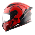 Hunter Spear Helmet in dull red black, view 1