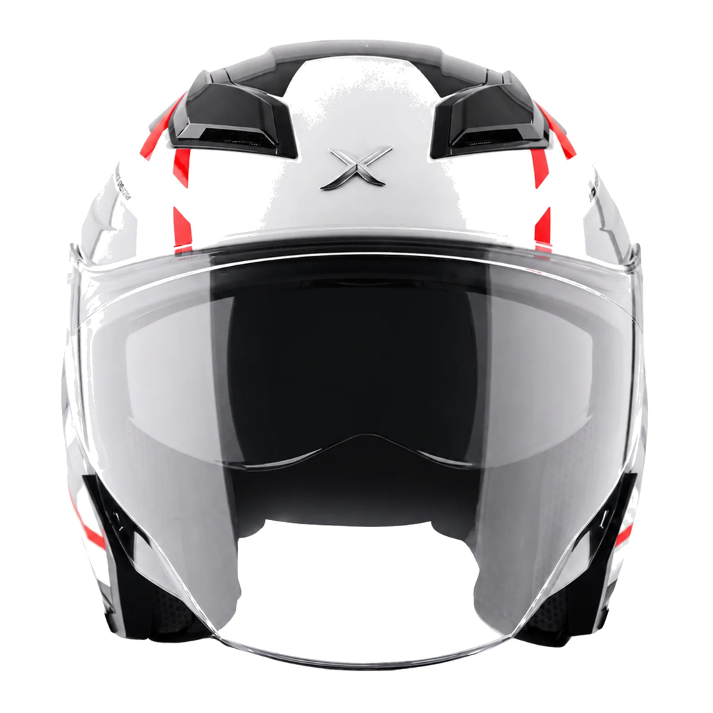 Axor Kylo Bean Helmet in white red, view 2