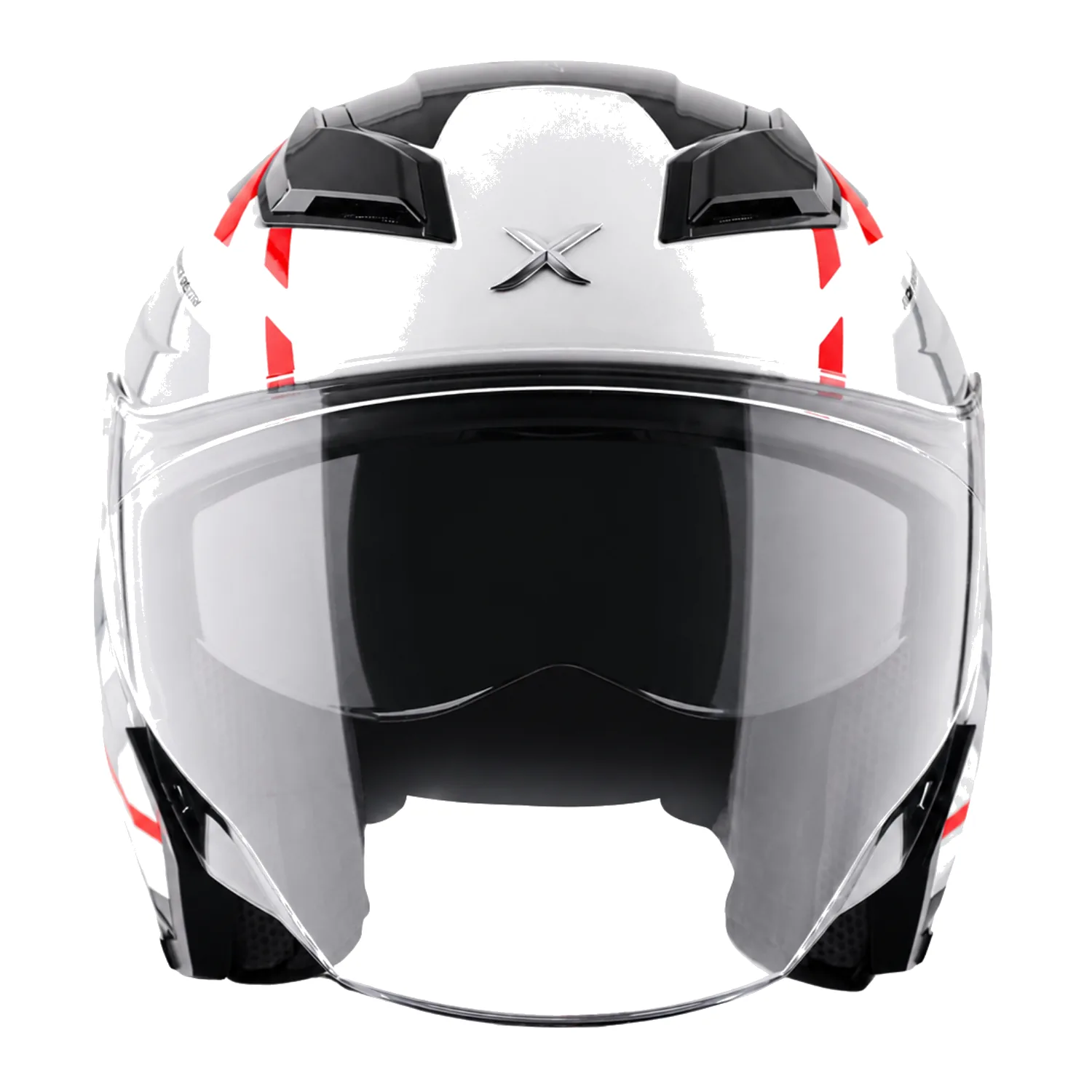 Axor Kylo Bean Helmet in white red, view 2