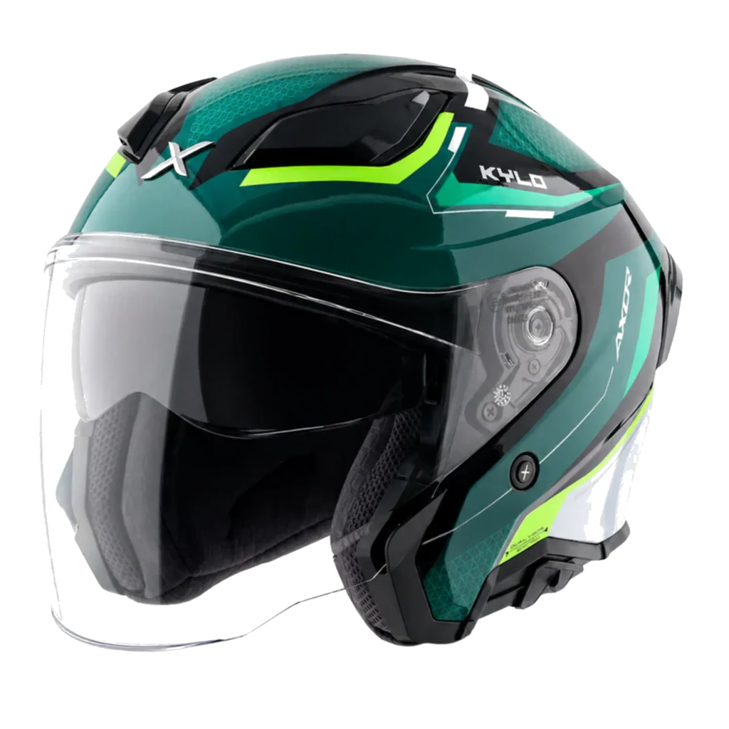 Axor Kylo Bliss Helmet in green neon yellow, view 1