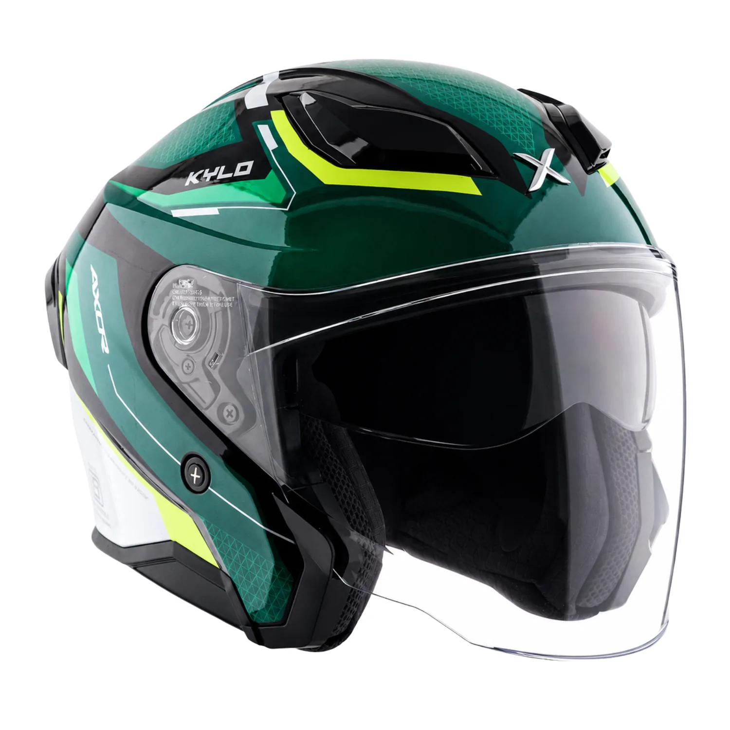 Axor Kylo Bliss Helmet in green neon yellow, view 3