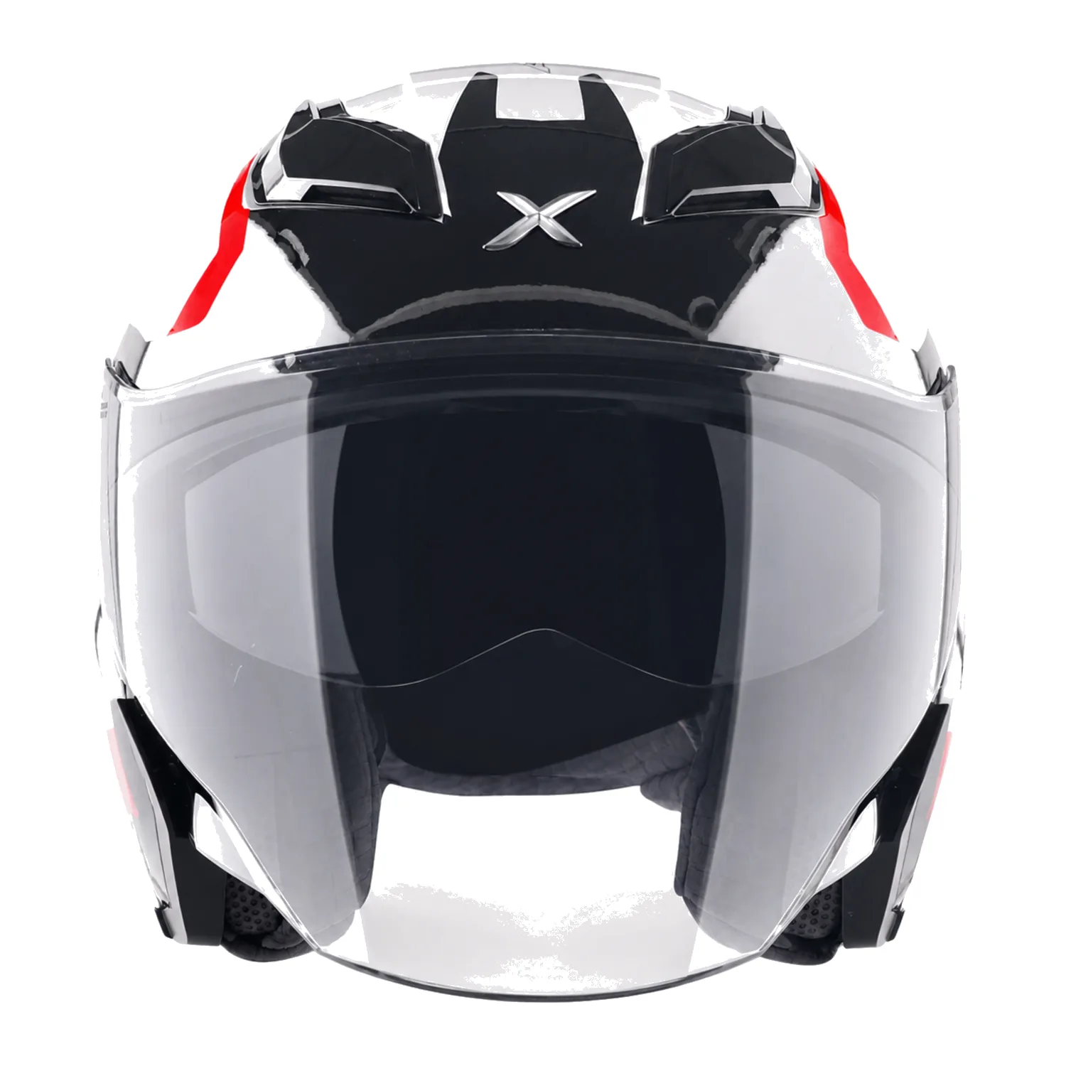 Axor Kylo Ray Helmet in white red, view 2