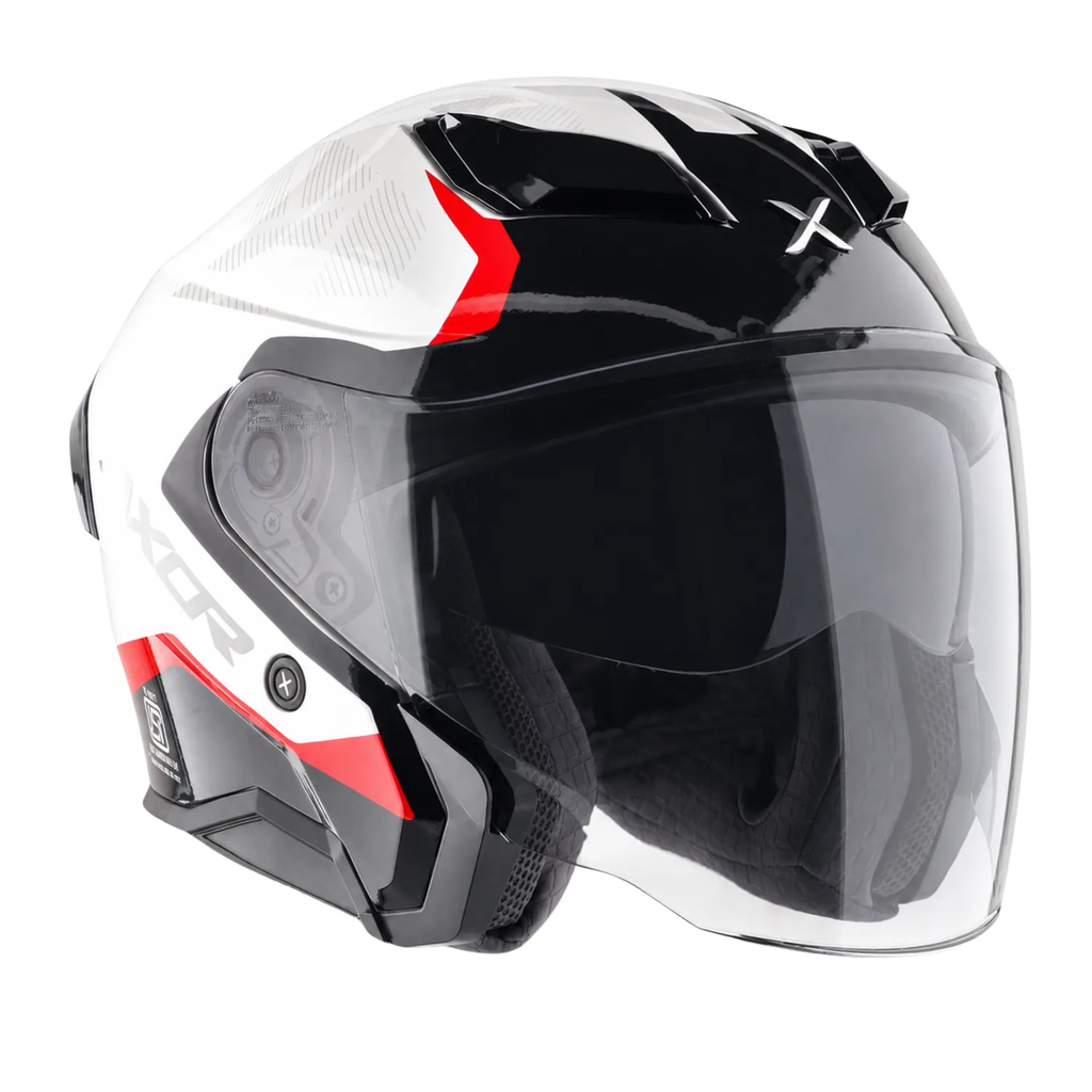 Axor Kylo Ray Helmet in white red, view 3