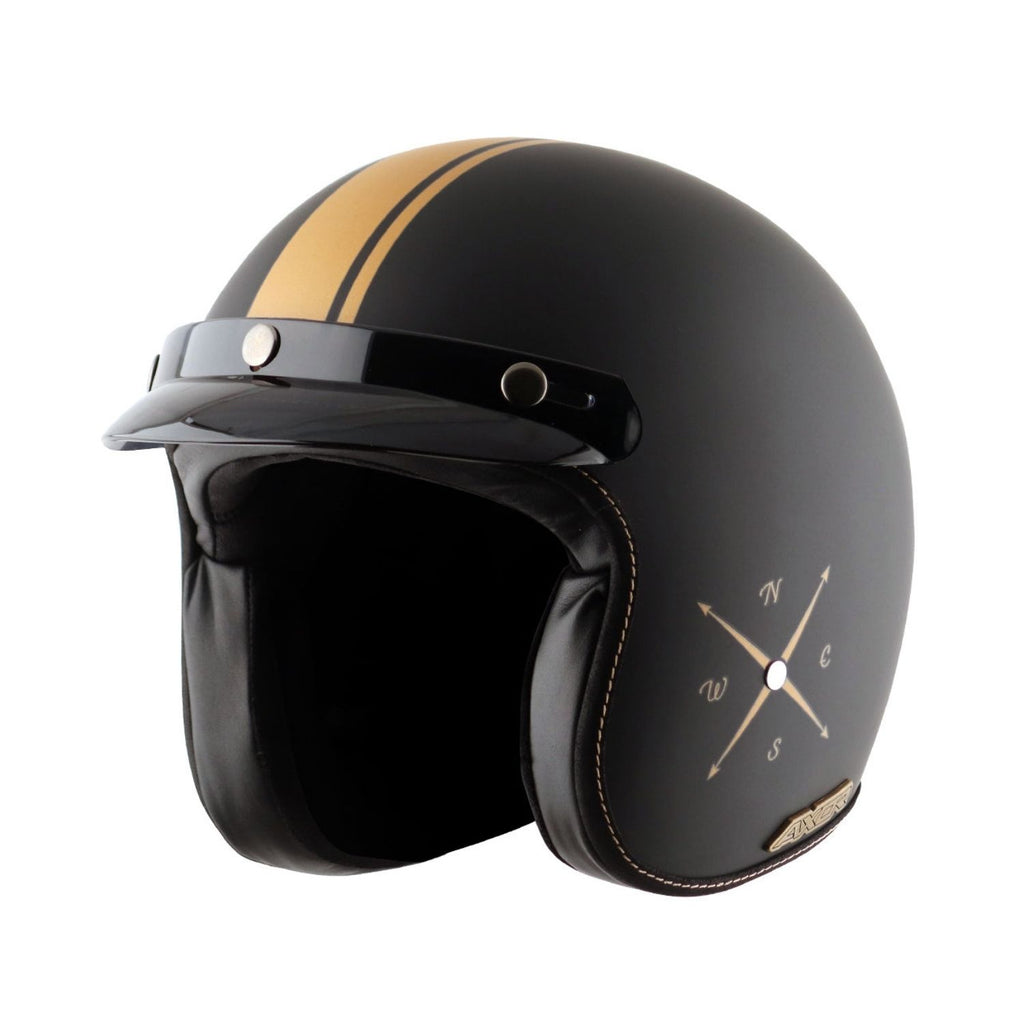 Axor Retro Jet Euro Globe Helmet (Dull Black)