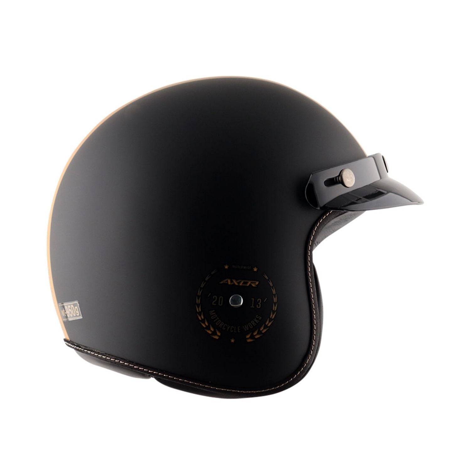 Axor Retro Jet Euro Globe Helmet (Dull Black)