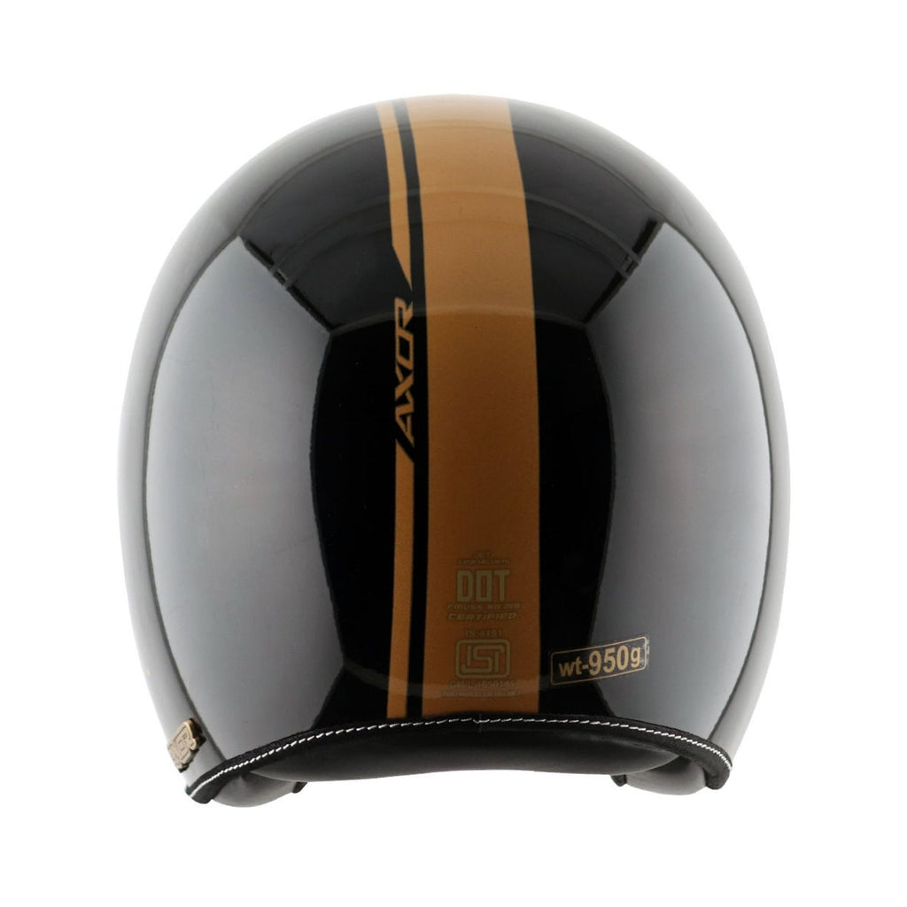 Axor Retro Jet Euro Globe Helmet (Gloss Black)