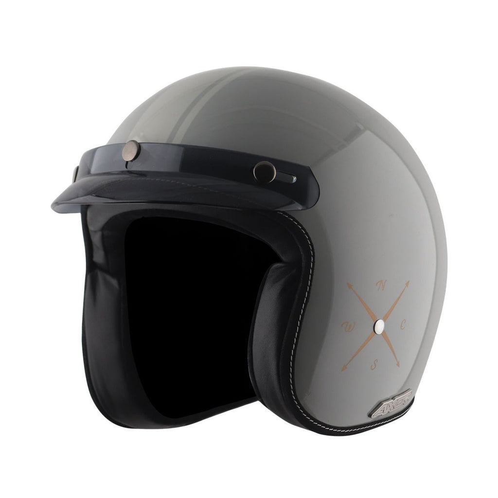 Axor Retro Jet Euro Globe Helmet (Gloss Cool Grey)