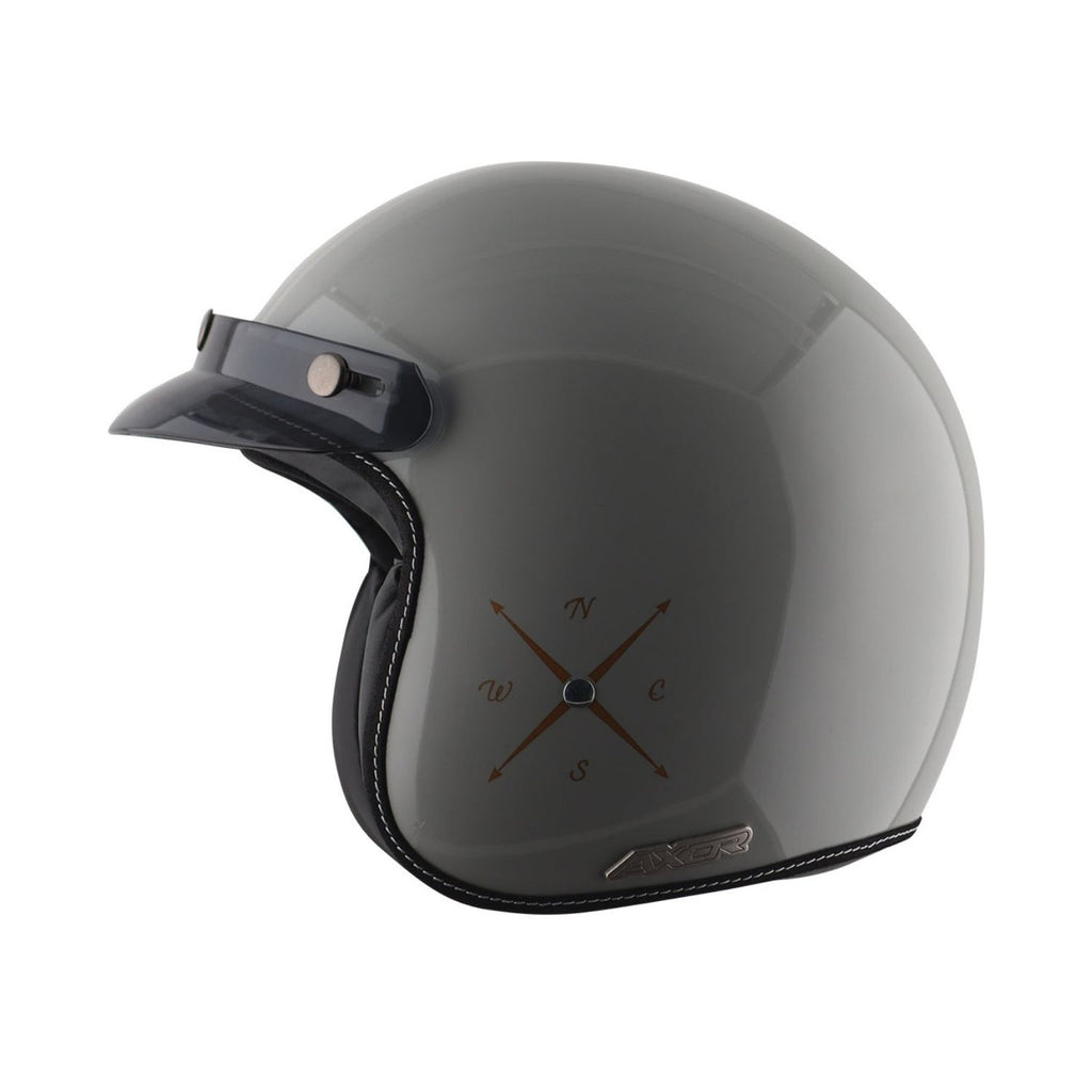 Axor Retro Jet Euro Globe Helmet (Gloss Cool Grey)