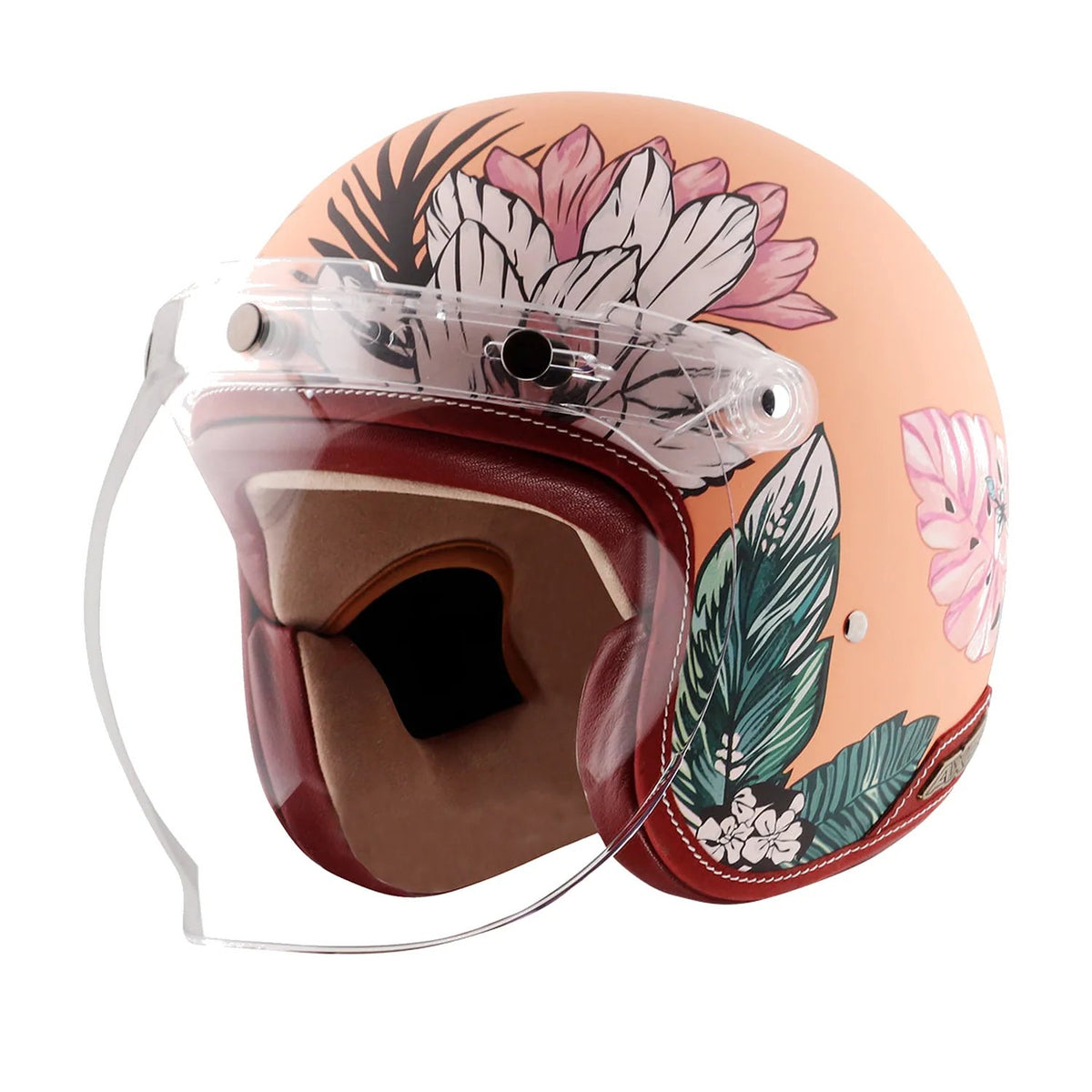 Axor Retro Jet Hawaii Women's Helmet in peach, view 1