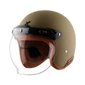 Axor Retro Jet Leather Helmet (Dull Desert Storm)