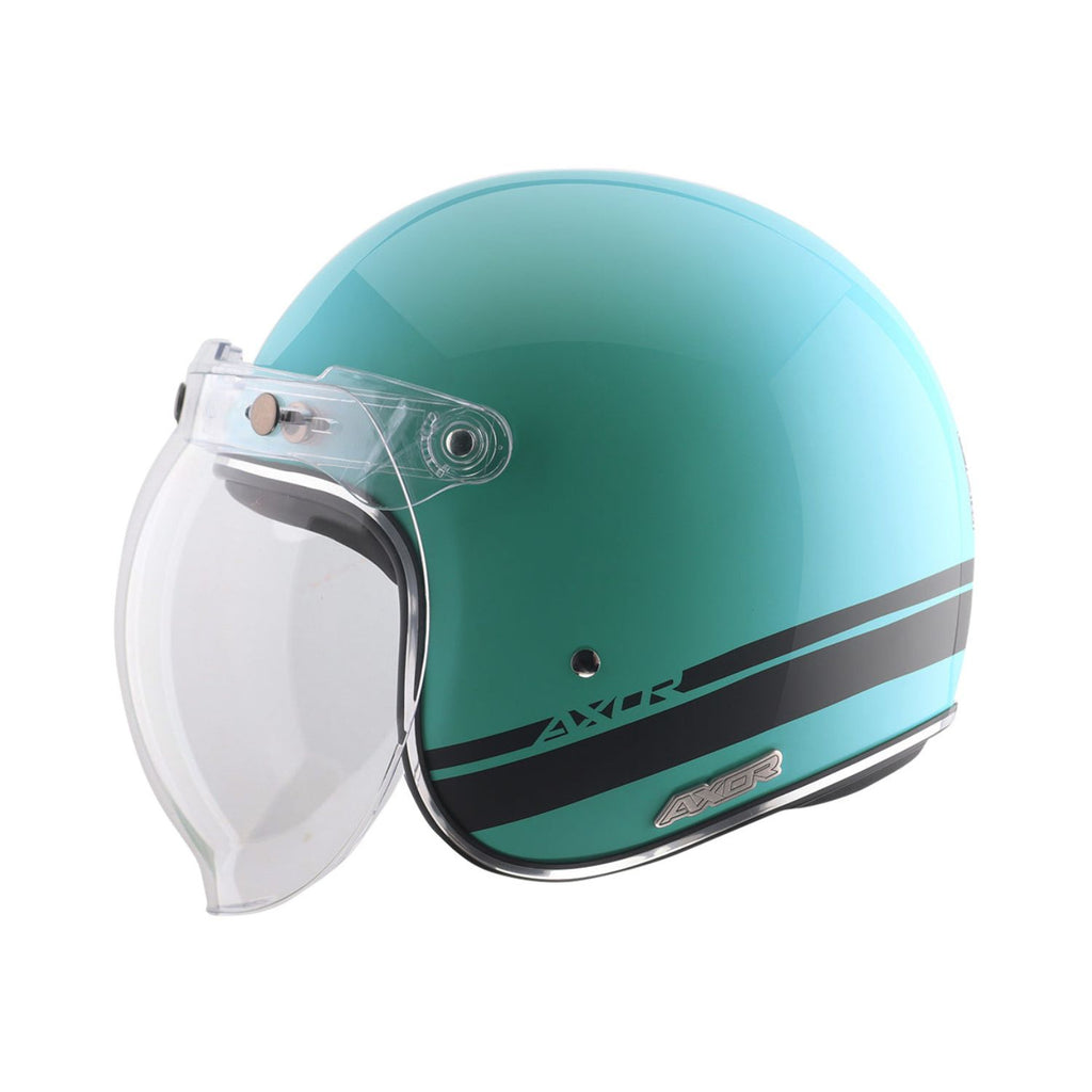 Axor Retro Jet Sportz S13 Helmet (Blue Black)