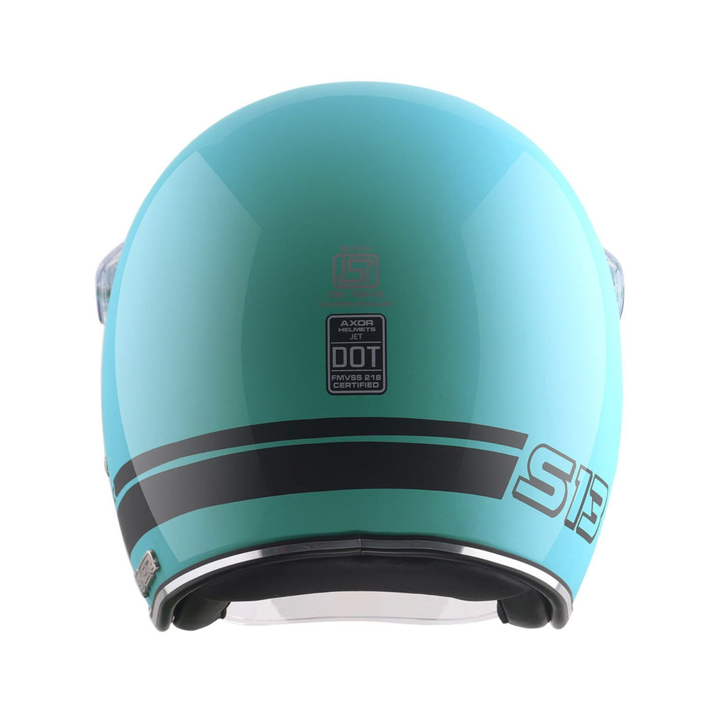 Axor Retro Jet Sportz S13 Helmet (Blue Black)