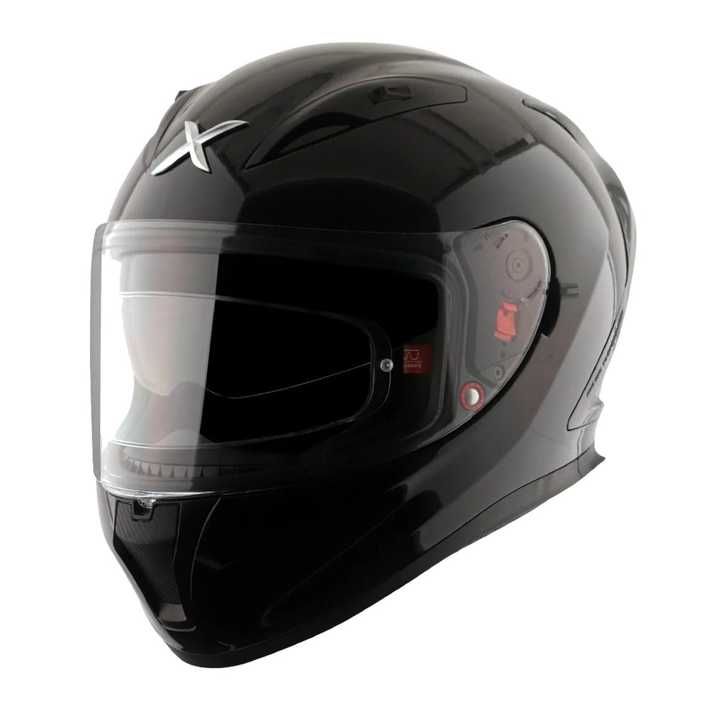 Street Solid Black Helmet in black, view 2