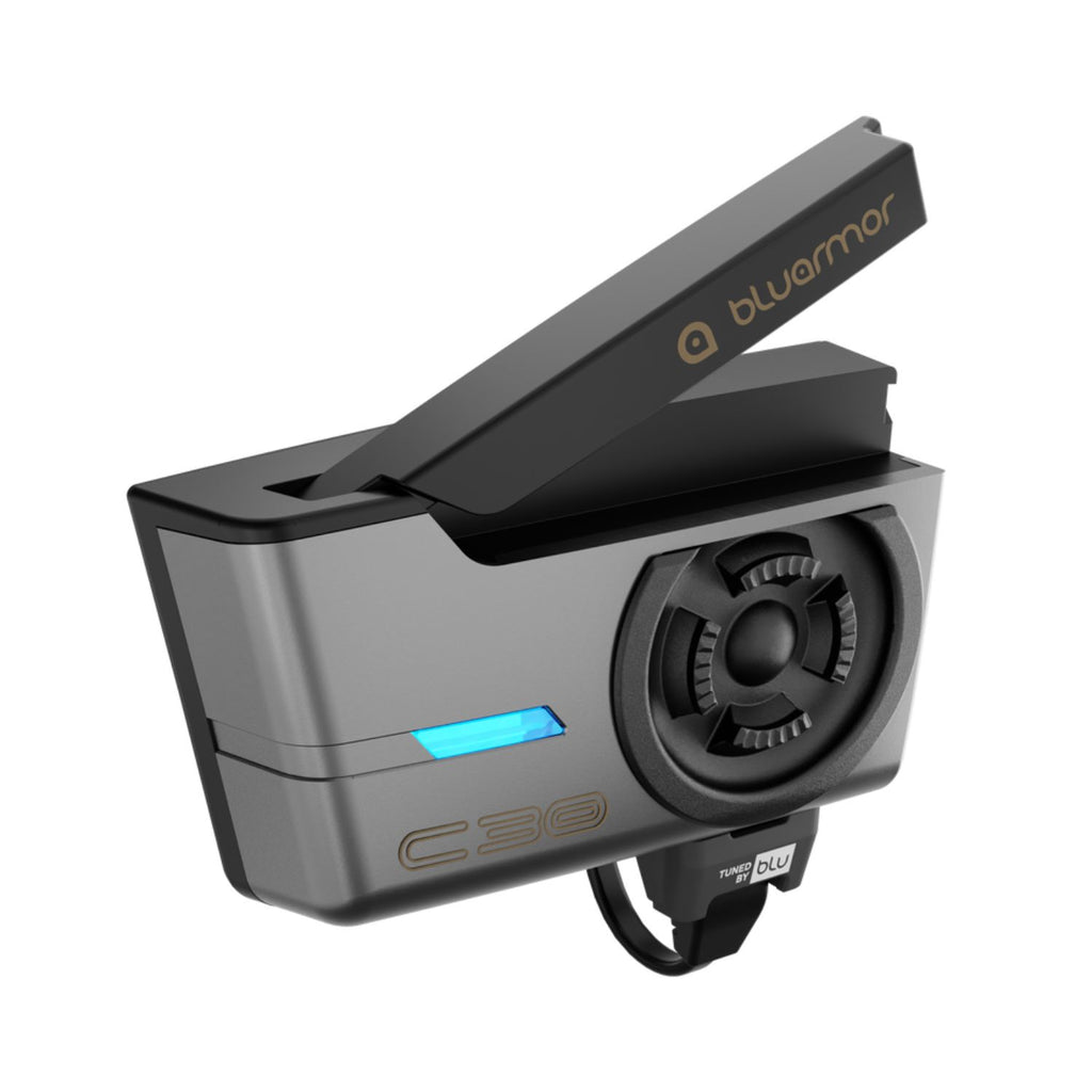 Intercom speaker unit extended with blue status light on C30 module