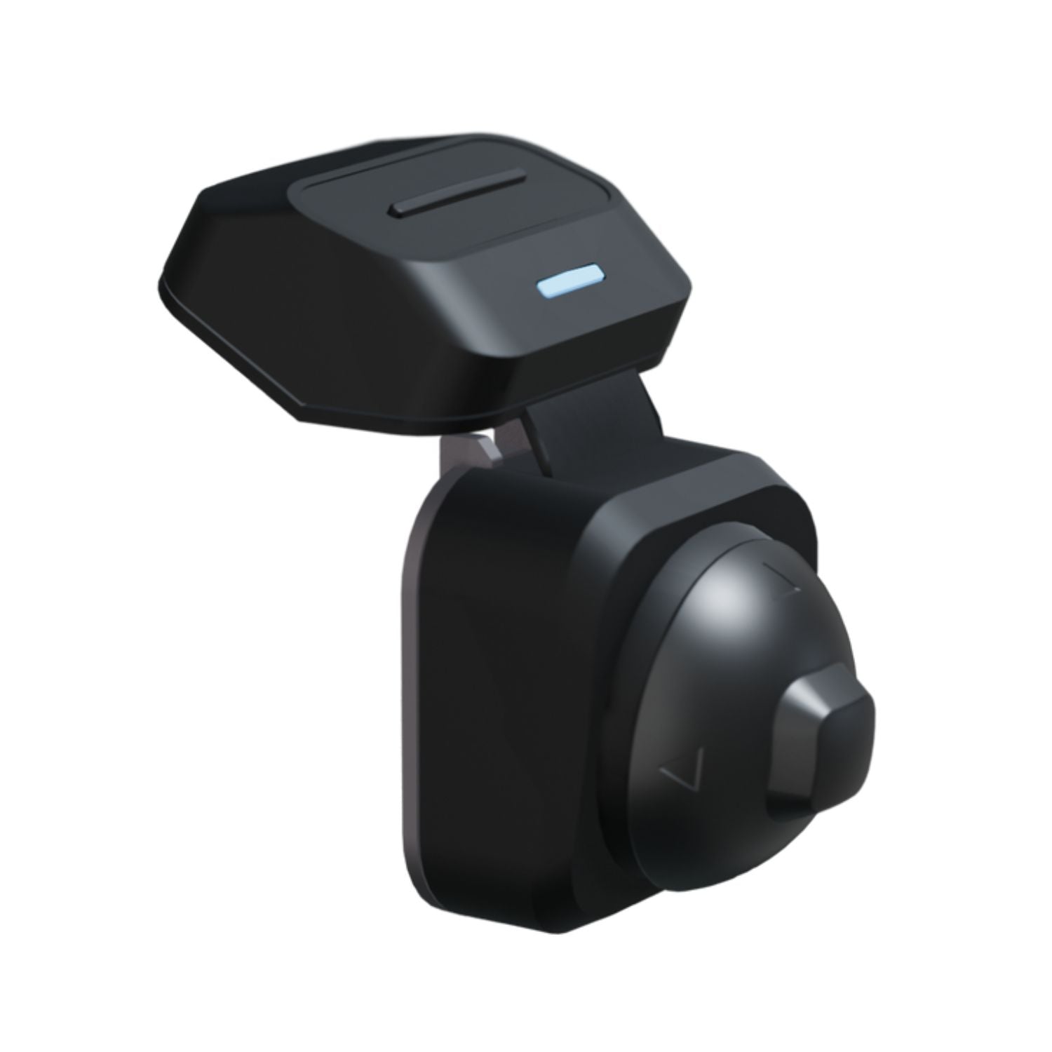 Bluarmor C50 Plus Helmet Intercom, close-up of right-side control module and mount