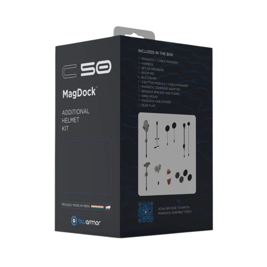 C50 MagDock Additional Helmet Kit box with included-items list