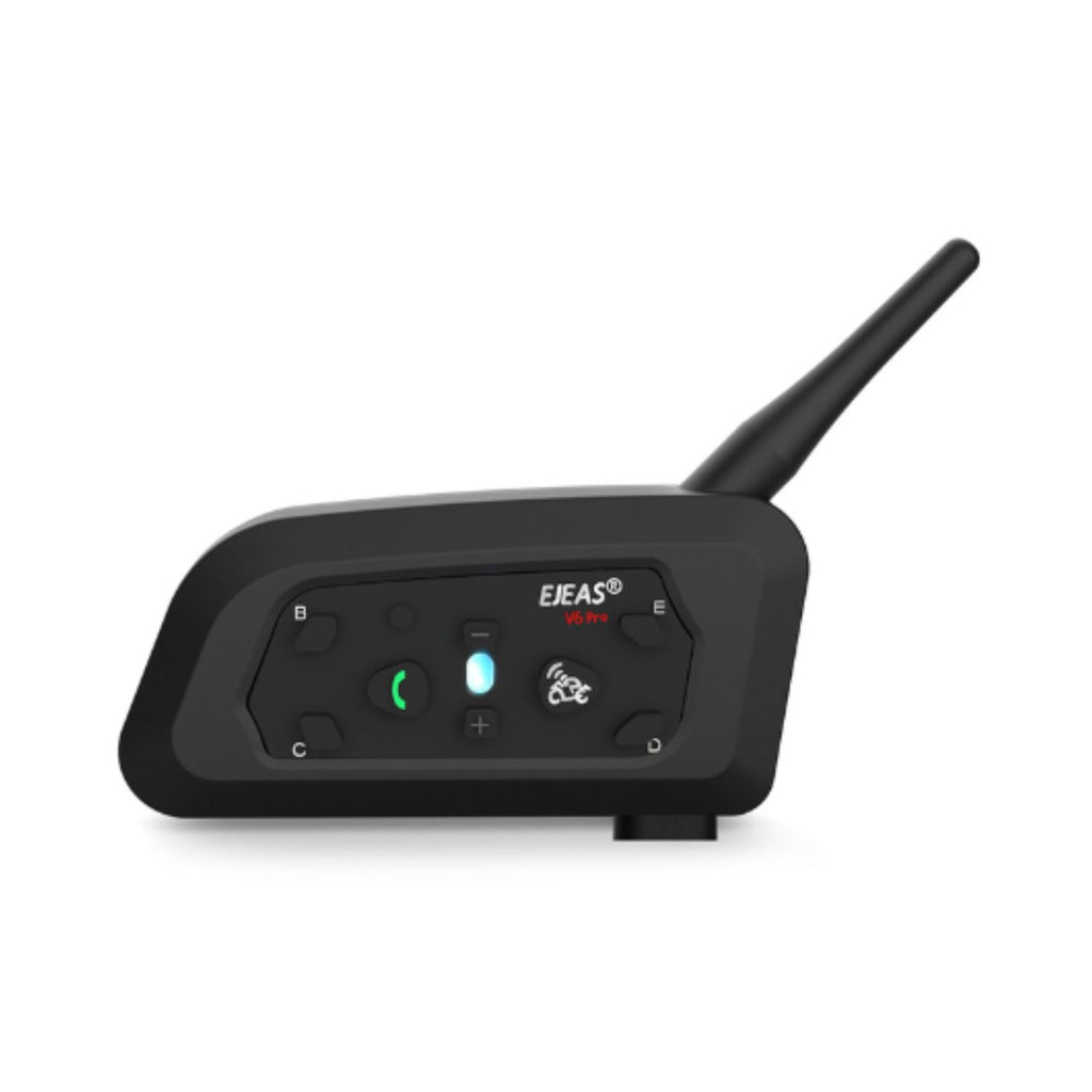 Ejeas V6 Pro+ Intercom mit Bedienfeld und Antenne, Status-LEDs